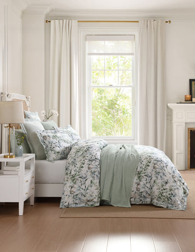 PRIVATE COLLECTION STARLET SAGE QUILT COVER SET