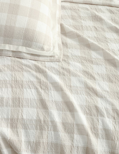 PRIVATE COLLECTION WAVERLEY STONE QUILT COVER SET