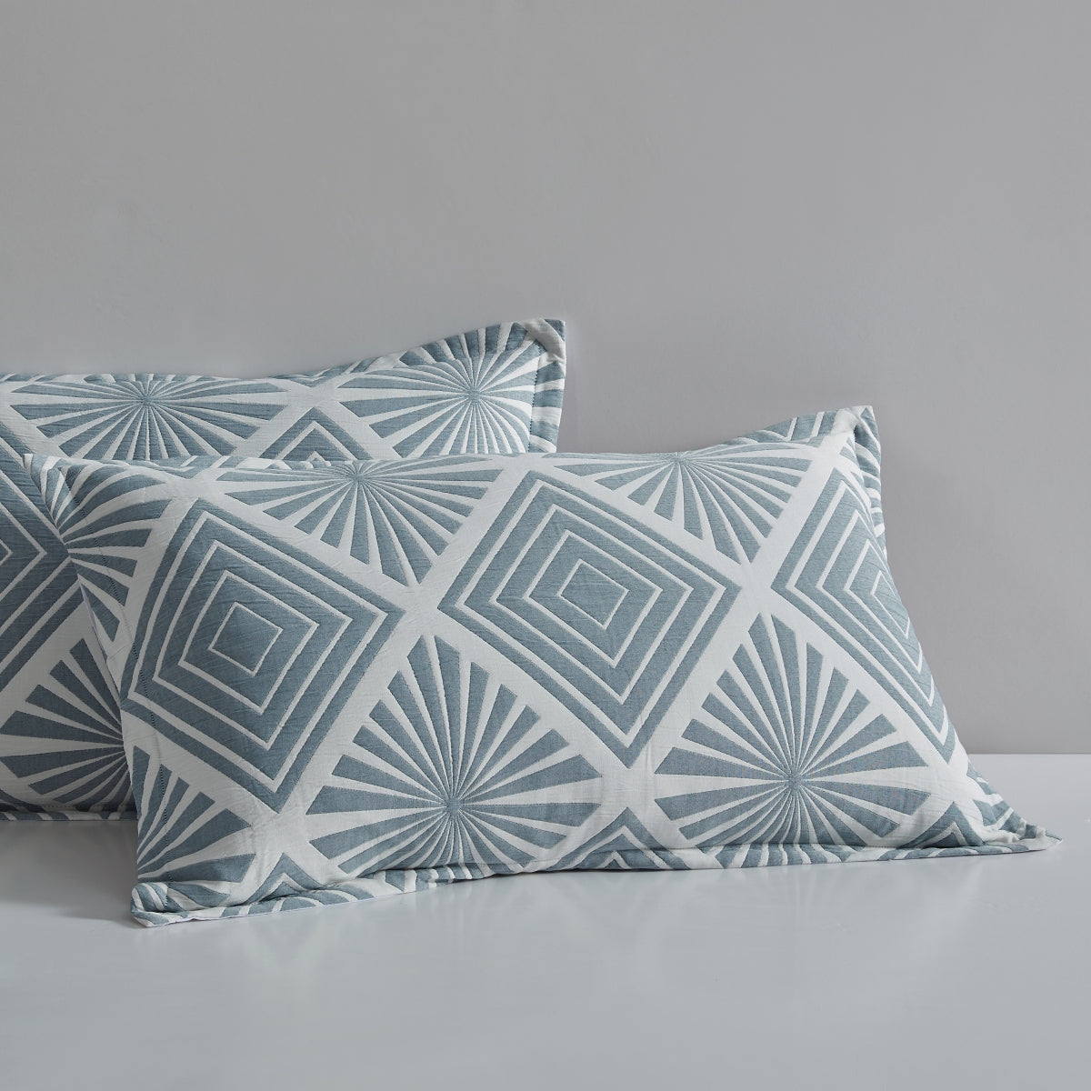 PLATINUM ALCHEMY AEGEAN QUILT COVER SET