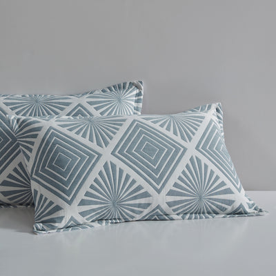 PLATINUM ALCHEMY AEGEAN QUILT COVER SET