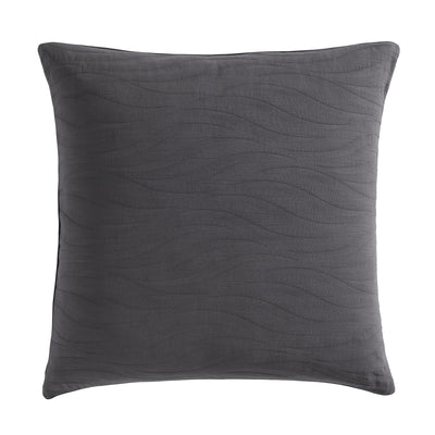 PLATINUM ARIEL CHARCOAL QUILT COVER SET