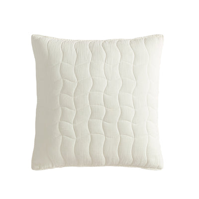 PLATINUM CASCADE IVORY /QUILTED COVERLET SET