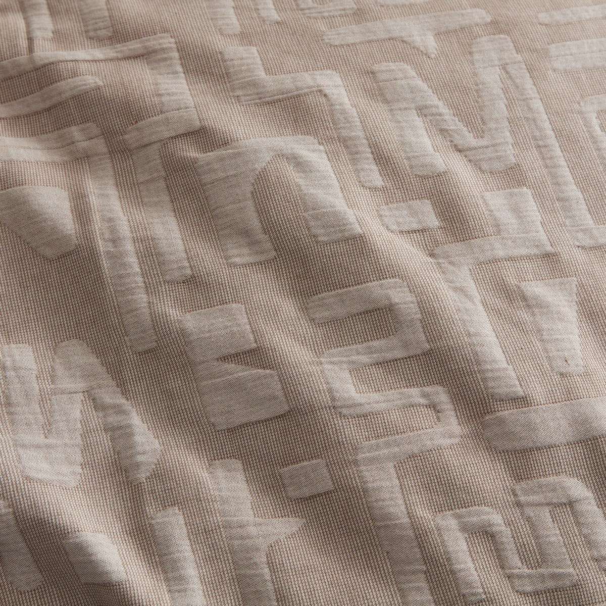 PLATINUM CYPRUS COFFEE  QUILT COVER SET