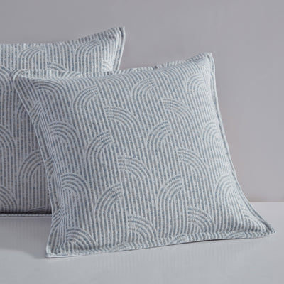 PLATINUM FRESCO SLATE QUILT COVER SET