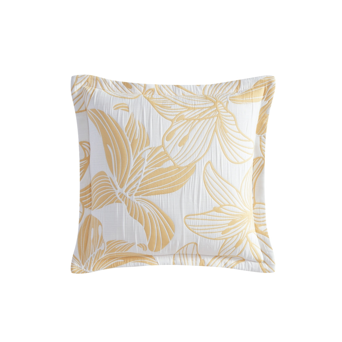 PLATINUM GRACE MUSTARD QUILT COVER SET