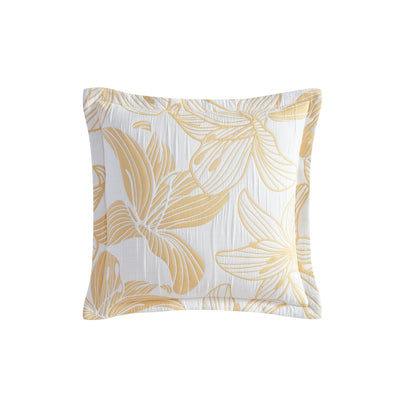 PLATINUM GRACE MUSTARD QUILT COVER SET