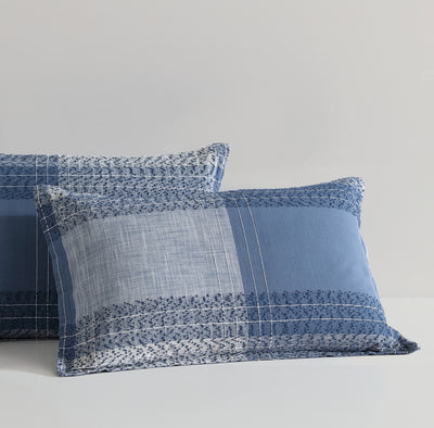 PLATINUM HERITAGE SLATE QUILT COVER SET