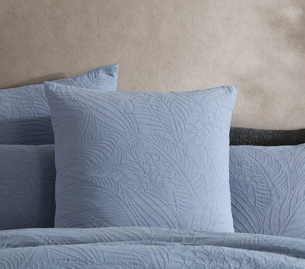 PLATINUM KAIA SLATE QUILT COVER SET