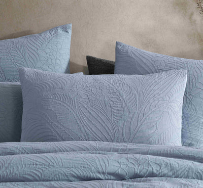 PLATINUM KAIA SLATE QUILT COVER SET