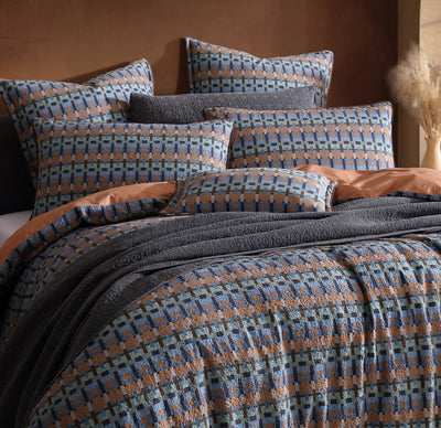 PLATINUM KASSIA MULTI QUILT COVER SET
