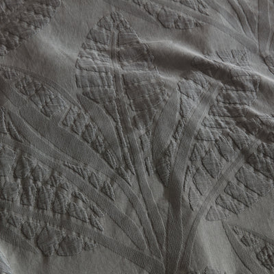 PLATINUM MOANA CHARCOAL QUILT COVER SET
