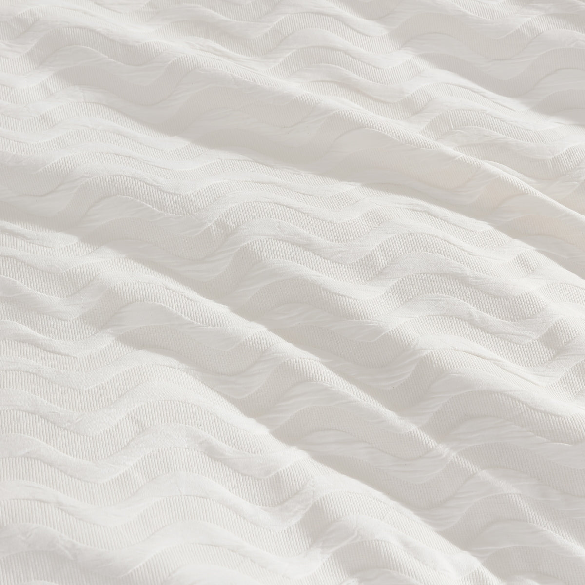 PLATINUM PACIFIC IVORY  QUILT COVER SET