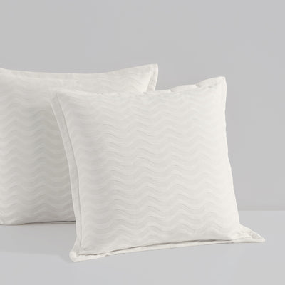 PLATINUM PACIFIC IVORY  QUILT COVER SET