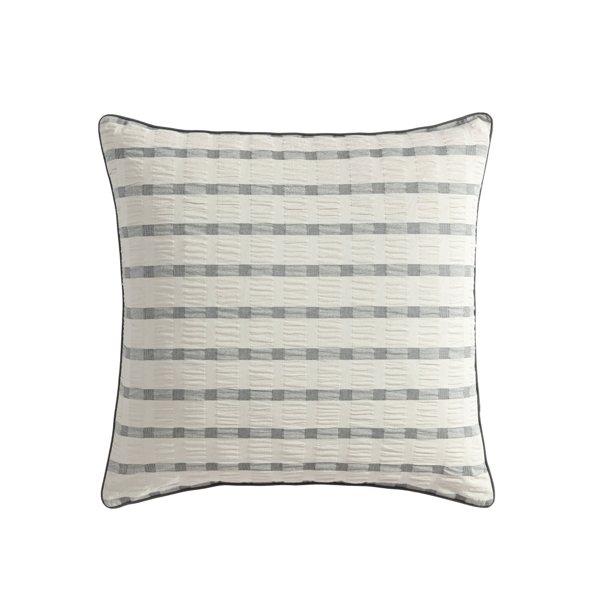 PLATINUM SYCAMORE CHARCOAL  QUILT COVER SET