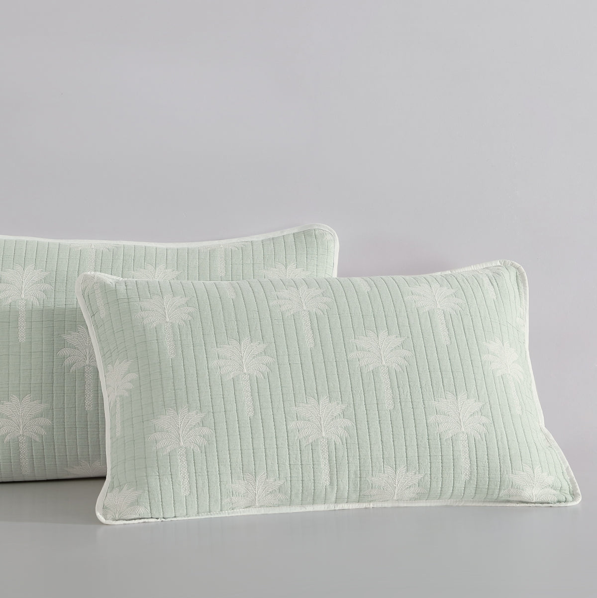 PLATINUM TAHITI SAGE  QUILT COVER SET