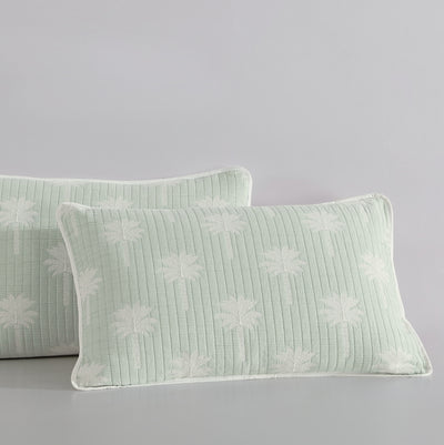 PLATINUM TAHITI SAGE  QUILT COVER SET