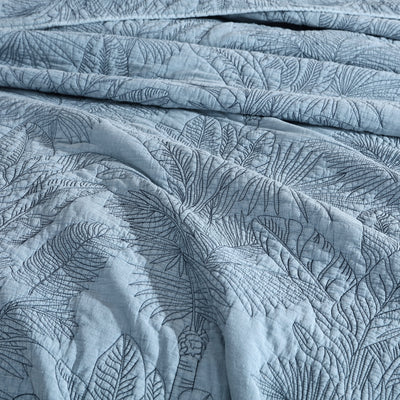 PLATINUM TROPICA SLATE COVERLET SET