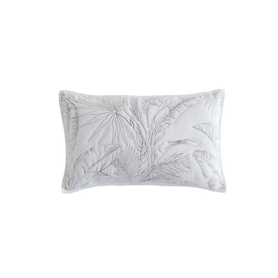 PLATINUM TROPICA WHITE  COVERLET SET