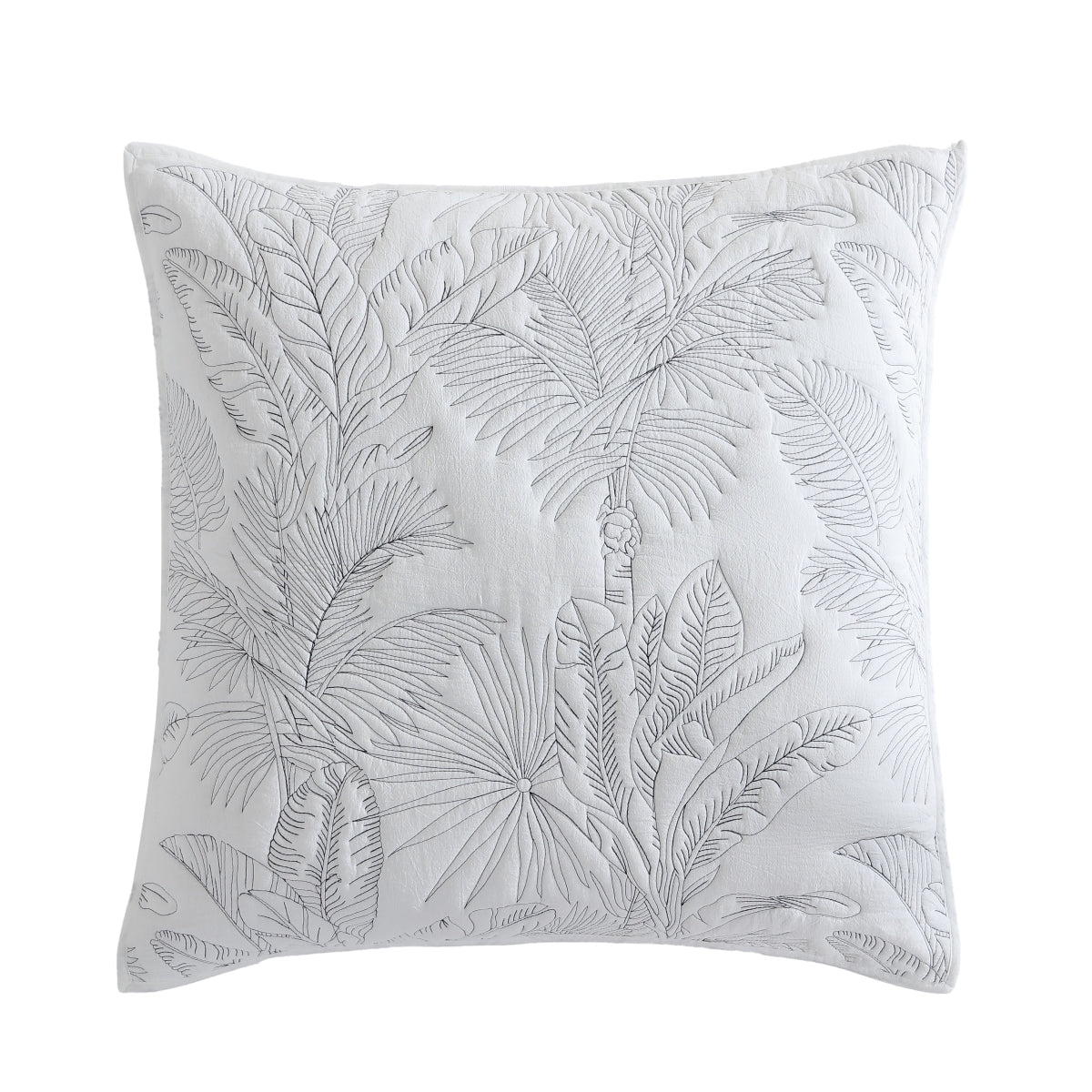 PLATINUM TROPICA WHITE  COVERLET SET
