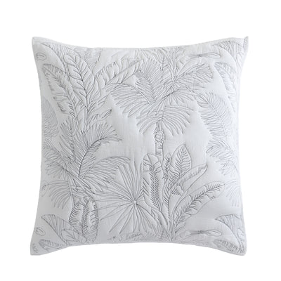 PLATINUM TROPICA WHITE  COVERLET SET