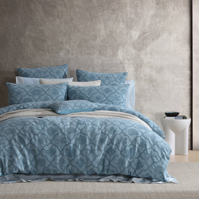 PLATINUM VENICE AEGEAN  QUILT COVER SET