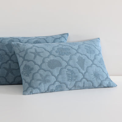 PLATINUM VENICE AEGEAN  QUILT COVER SET