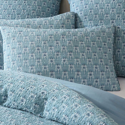 Logan and Mason Platinum Santa Fe Quilt Cover Set Teal