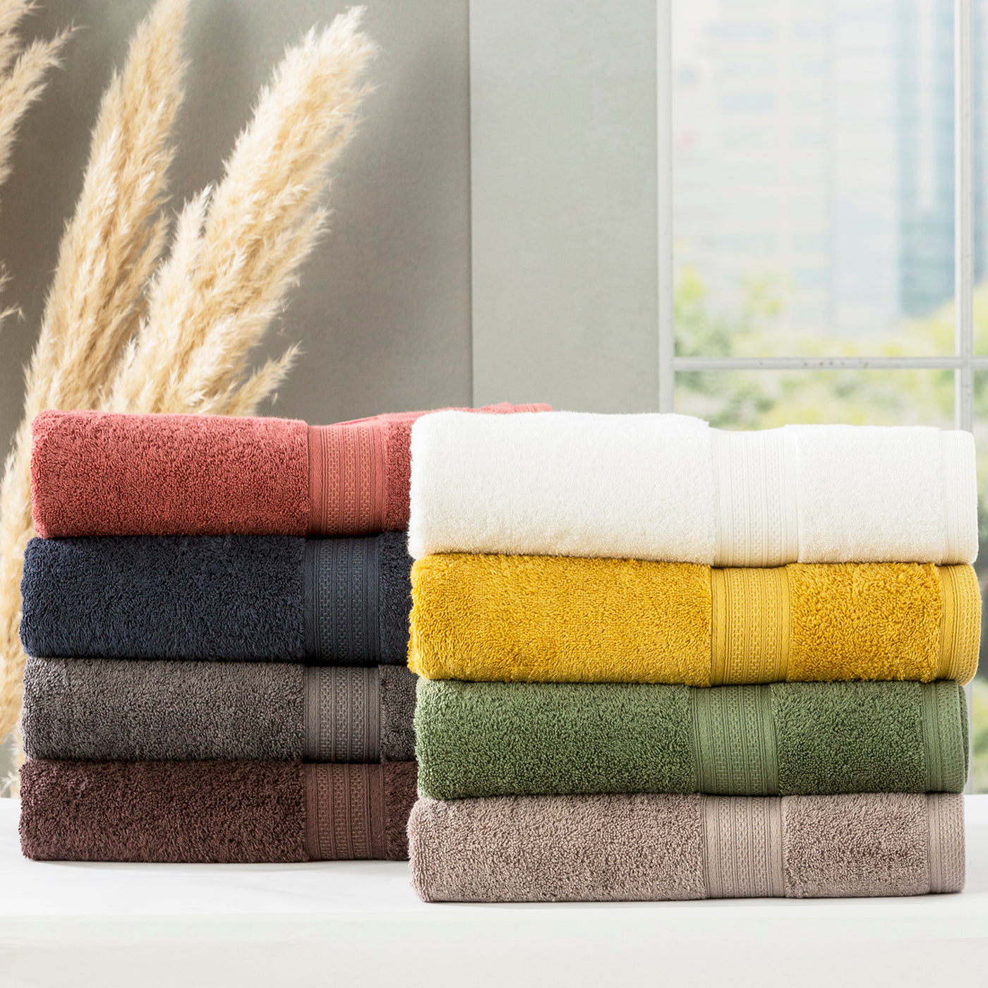 Stella Bamboo Towels Cocoa