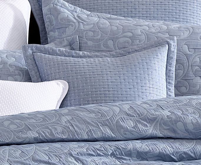 Private Collection Leoni Blue Quilt Cover Set