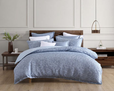 Private Collection Leoni Blue Quilt Cover Set