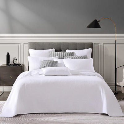 Private Collection Cornell White Coverlet