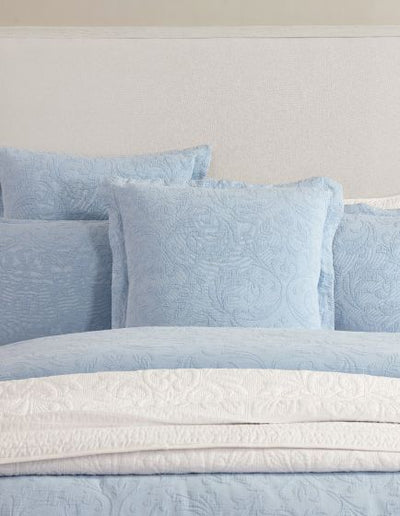 Private Collection Marbella Quilt Cover Set Blue