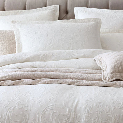 Private Collection Marbella Quilt Cover Set Ivory