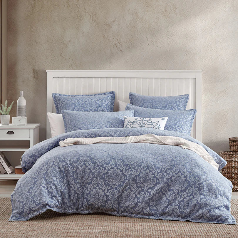 Private Collection Monterey Quilt Cover Set Wedgwood