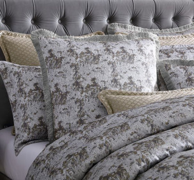 Davinci Trieste Quilt Cover Set Silver