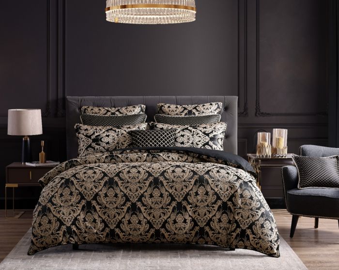 Davinci Bedding Vercelli Noir Quilt Cover Set