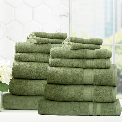 Stella Bamboo Towels Set Jade