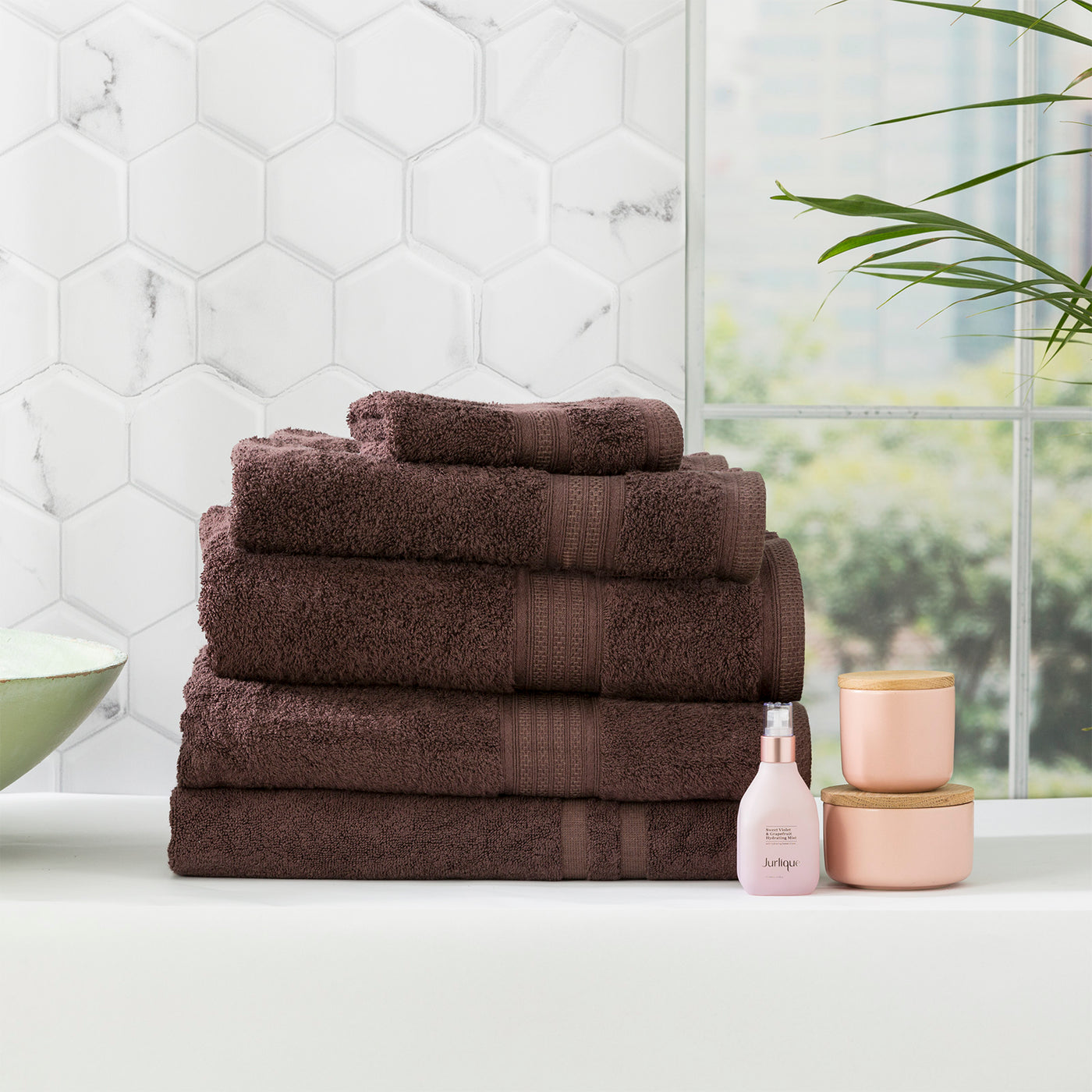 Stella Bamboo Towels Set Cocoa