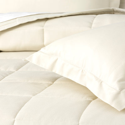 Checks Comforter sets Cotton Jacquard Ivory