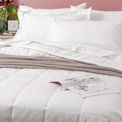 Sofia Comforter sets Cotton Jacquard White