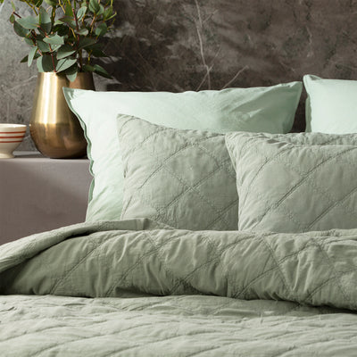 Attwood Quilted Coverlet Fern