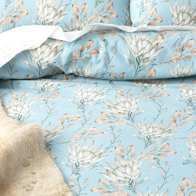 Protea Flannelette Quilt Cover Set
