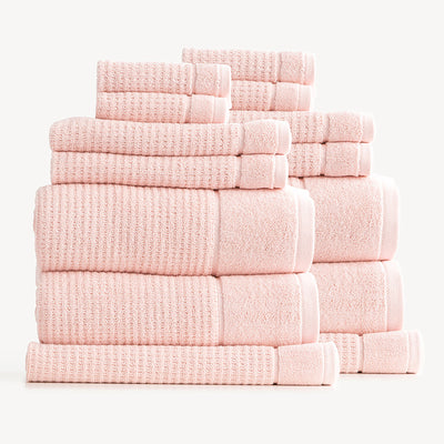 Cambridge waffle towel Primrose